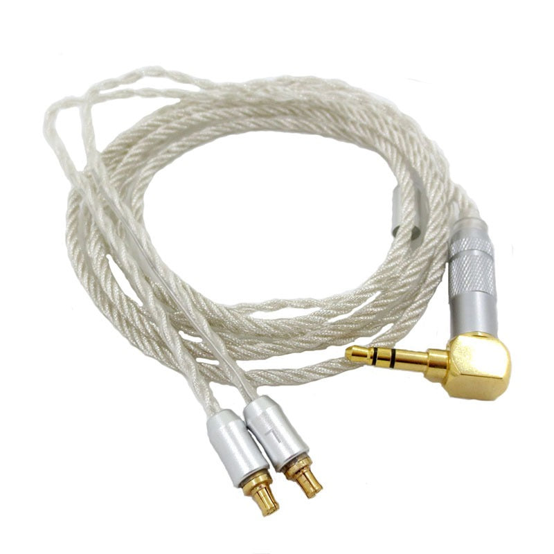Silver foil headphone cable LS200 CKR90 LS50 70 A2DC interface audiophile headphone upgrade cable