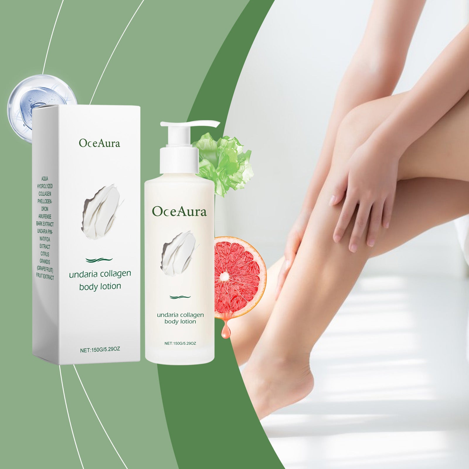 Oceaura Collagen Body Lotion Keeps Moisture In And Nourishes The Skin