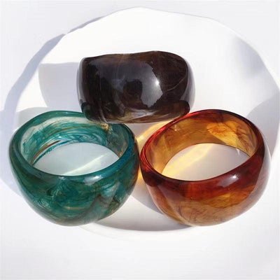 Li Shi patterned acrylic bracelet irregular bracelet