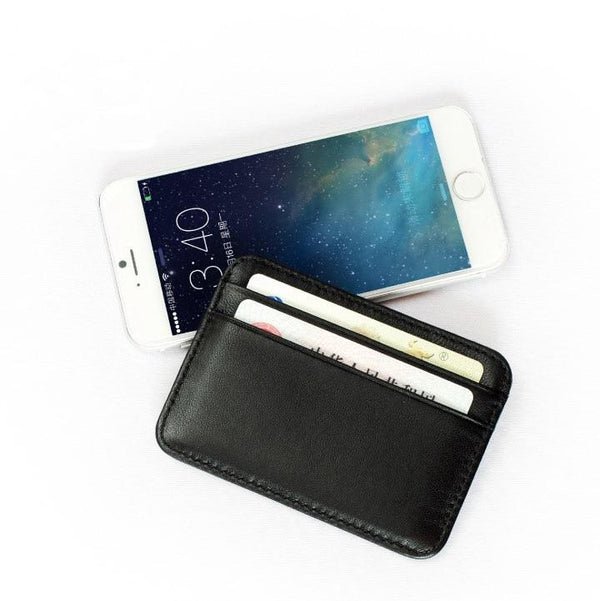 Sheepskin Genuine Leather Card Holder Credit Card Holder Card Case Organizer Mini Men Wallets
