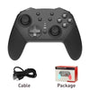 Private Model Adhesive Switch Wireless Bluetooth Controller with Vibration 6-Axis Sensory Switch Pro Gaming Controller - Black - with packaging