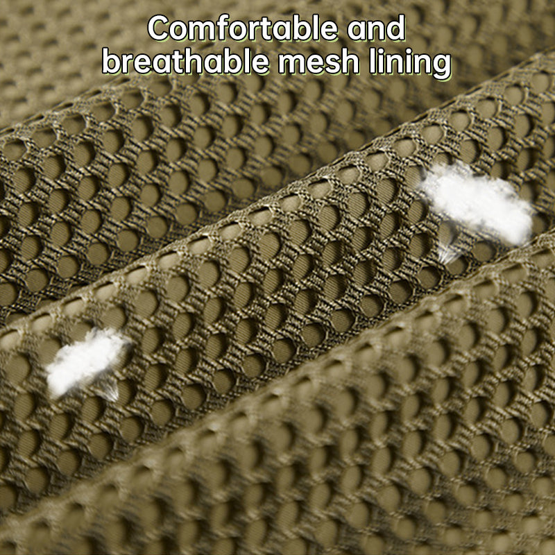 Men’s Summer Tactical Vest: 14-Pocket, Mesh, Ideal for Hiking, Fishing, Photography & Work