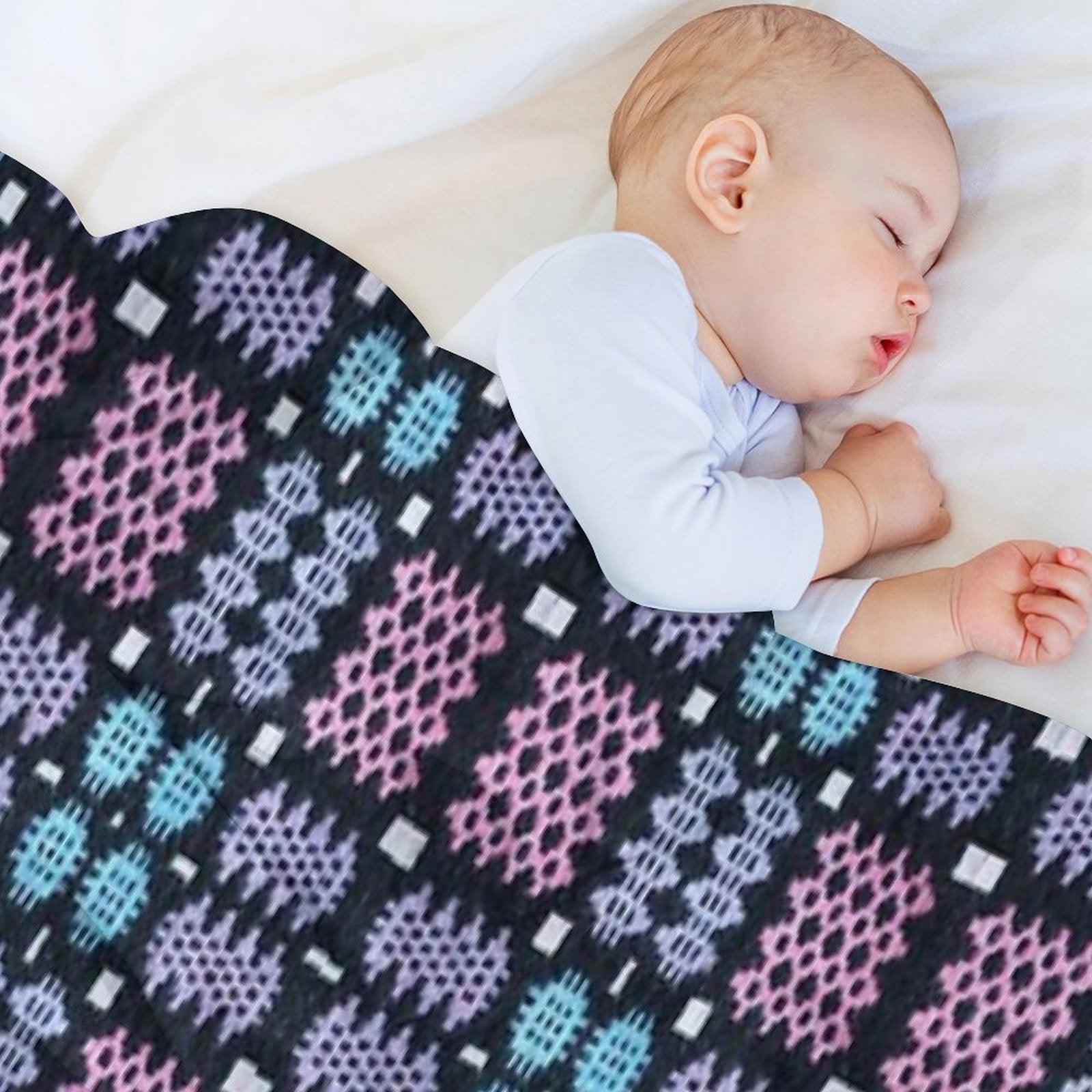 Traditional Woven Welsh Blanket Throw Blanket