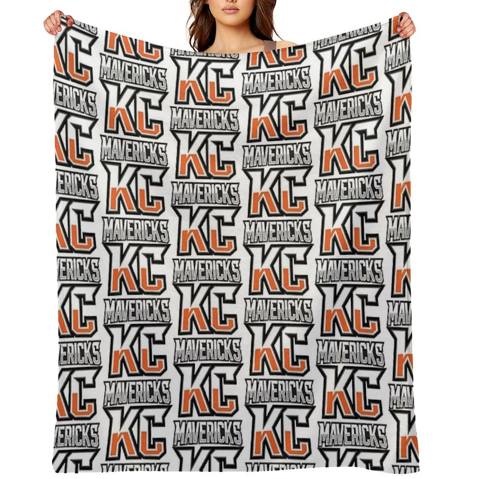 Kansas City Mavericks Plush Throw Blanket