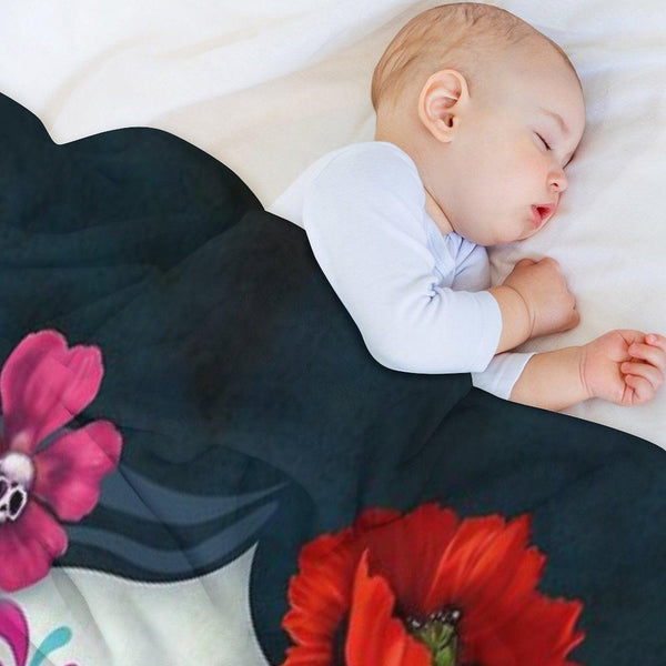 Amelia Calavera - Sugar Skull Throw Blanket