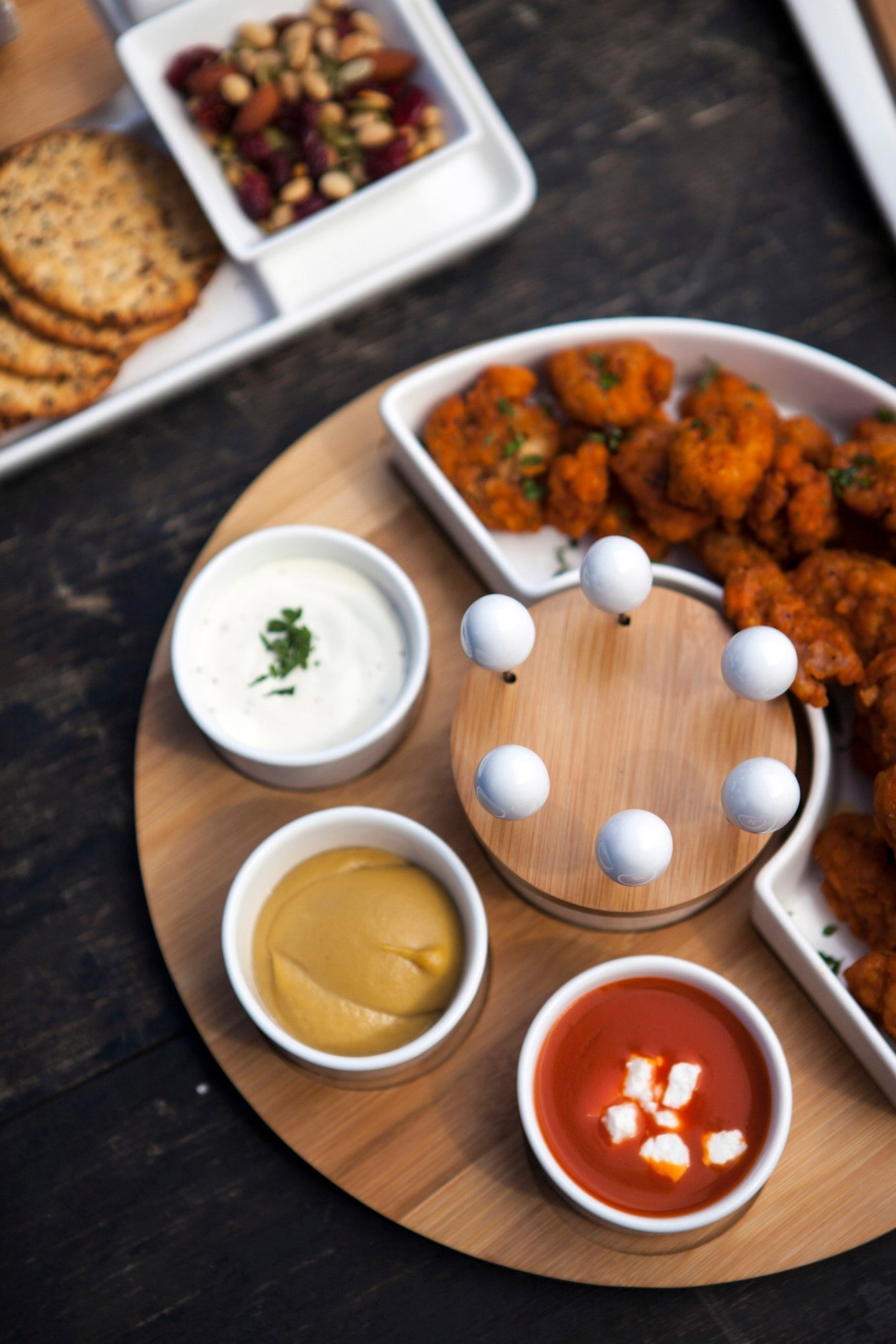 Symphony Appetizer Serving Tray Set Picnic Time Family of Brands