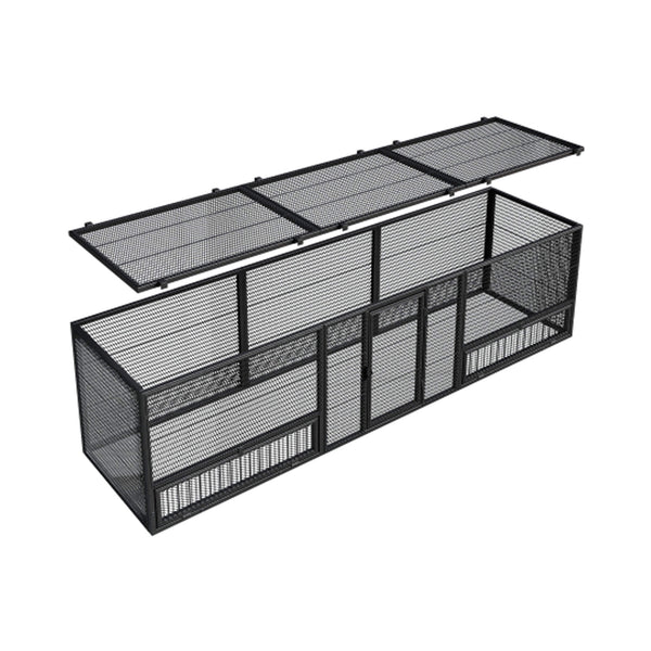 83-Inch Heavy-Duty Outdoor Metal Chicken Coop (SAK24679)