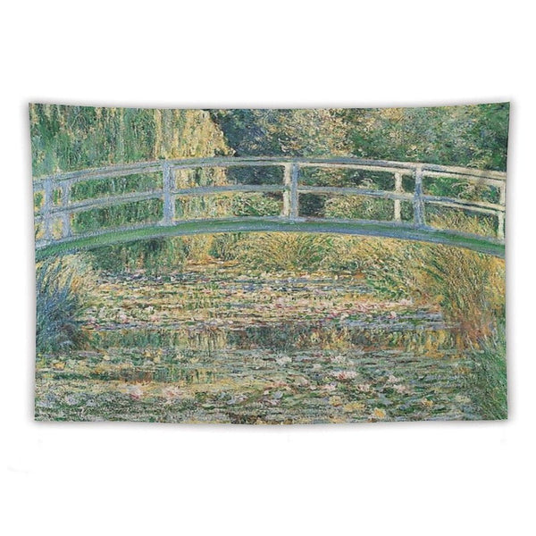 HD. The Water Lily Pond, by Claude Monet. HIGH DEFINITION Tapestry