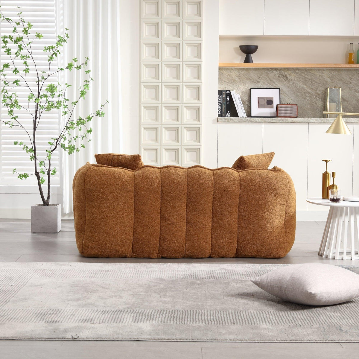 Cozy Beanbag Chair with High Resilience Foam Core