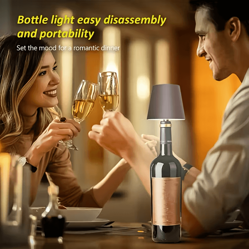 Incandescent Bulb PVC Bottle Night Lamp