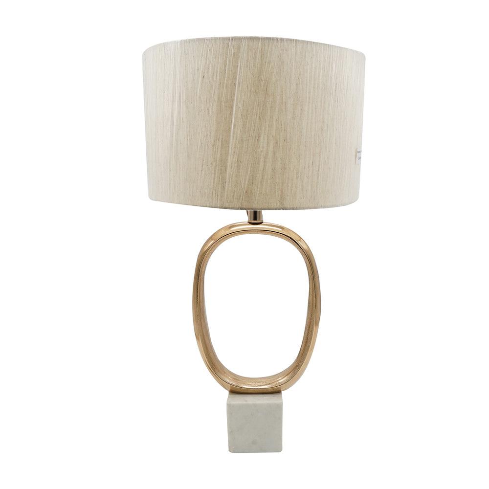 Sculptural Oval Accent Lamp