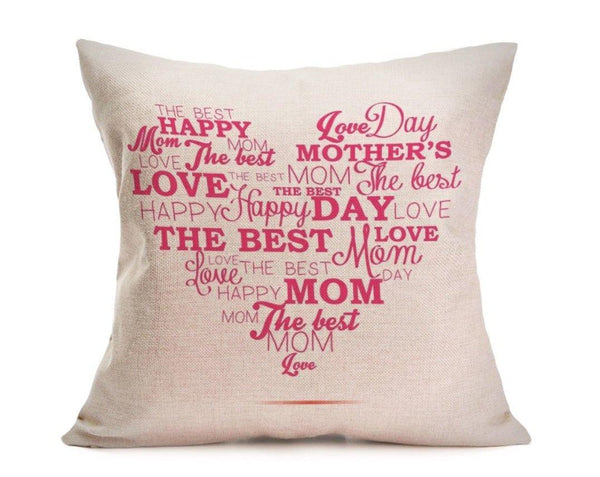 Mother’s Day Flannel Pillow – Soft Baby Velvet Cushion Gift for Mom