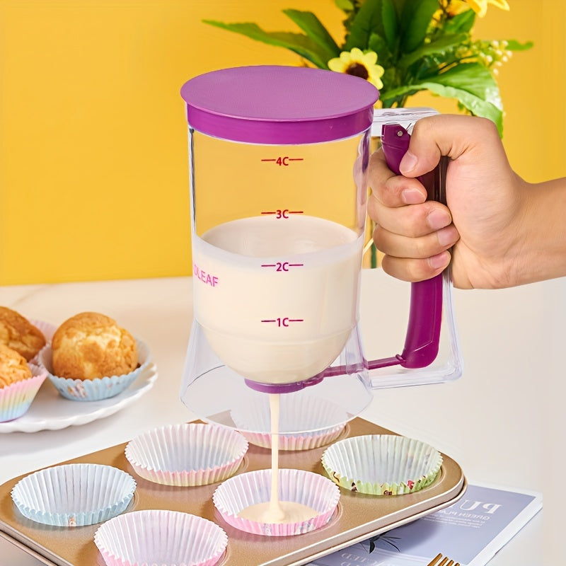 Cupcake Batter Separator And Dispenser - Handheld Funnel Measuring Cup Tool For Mess-Free Baking DSers Fulfillment