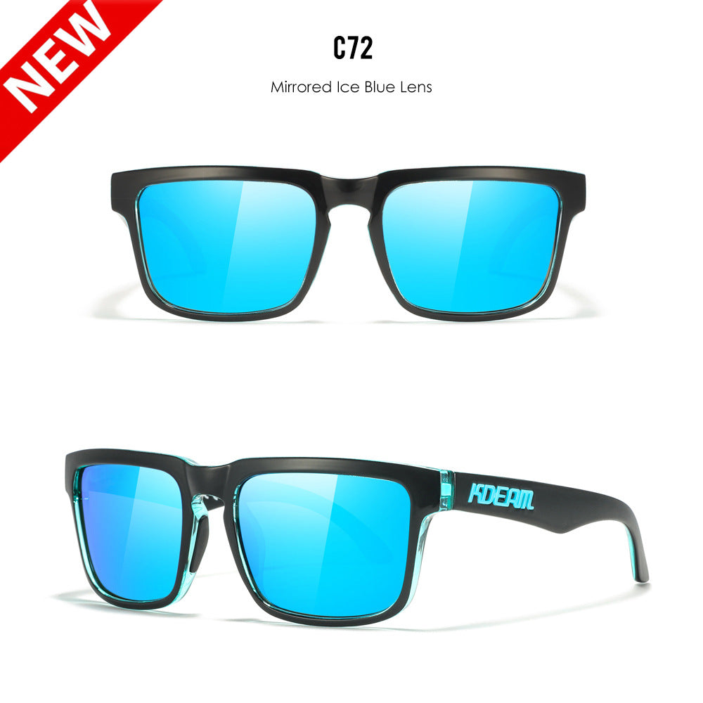 Classic polarized sunglasses for men and women ultra light driving glasses colorful real film sunglasses