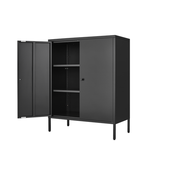 Kitchen Buffet Server Table Accent Sideboard Cupboard Server Buffet Console Table with Doors Cabinet