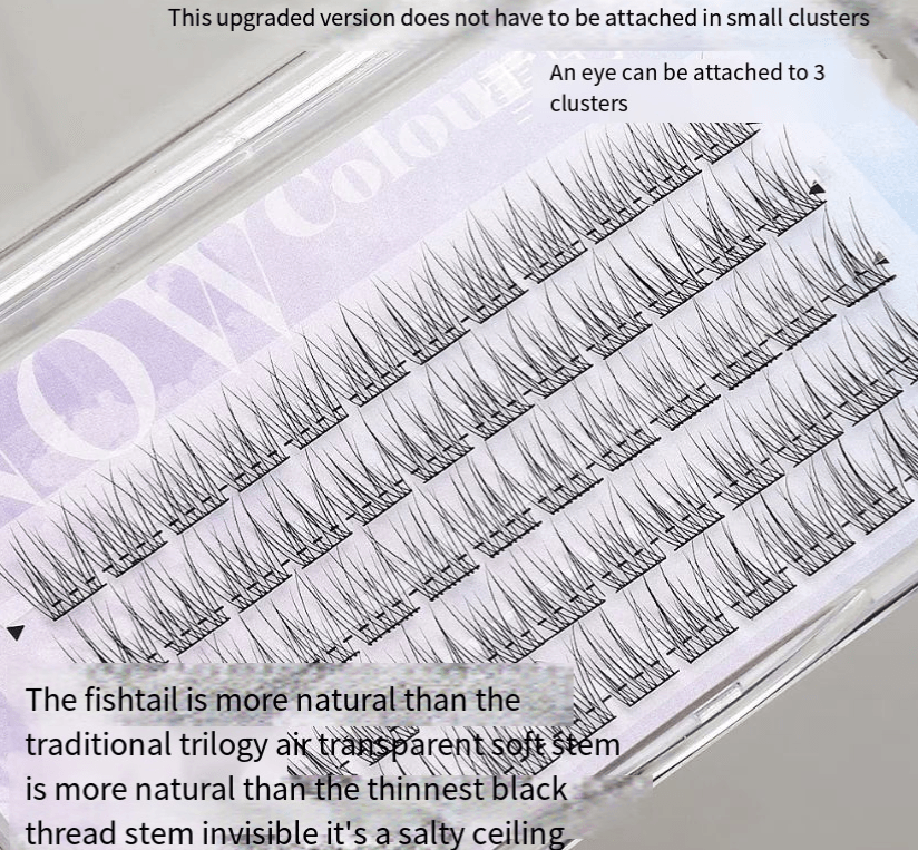 Lazy Fish Tail False Eyelashes Trilogy Natural Simulation Thick Single Cluster Lazy Series Deviruchi Eyelashes
