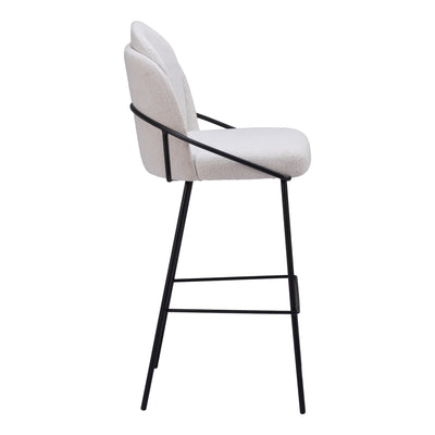 Jambi Barstool (Set of 2) Ivory