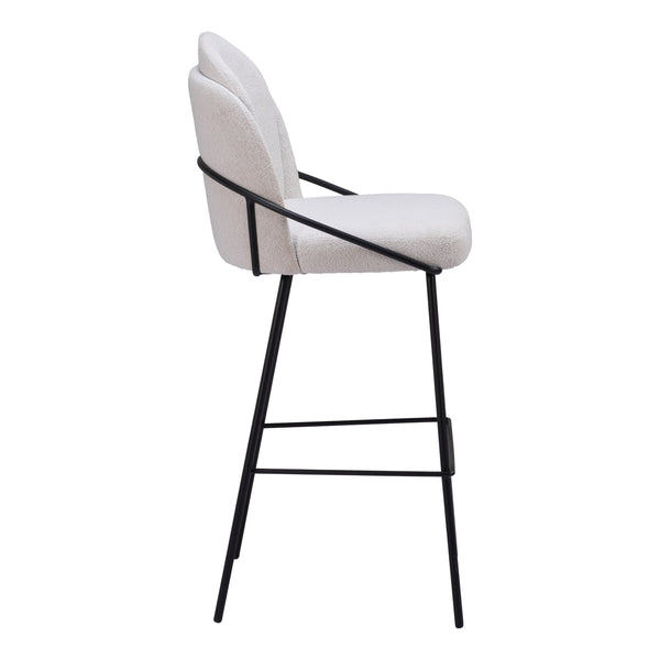Jambi Barstool (Set of 2) Ivory