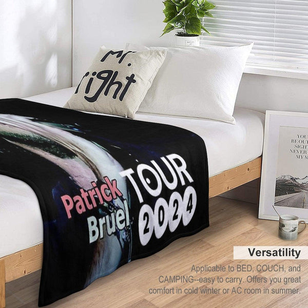Bilanya Patrick Bruel Show Tour TOURNEE En ACOUSTIQUE 2022 Throw Blanket