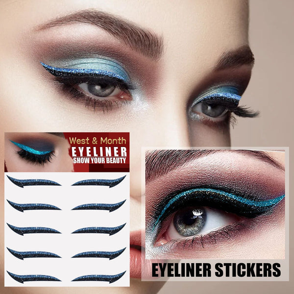 Eyeshadow Stage Makeup Eye Makeup European And American Eyeliner Self-Adhesive Double Eyelid Eye Makeup