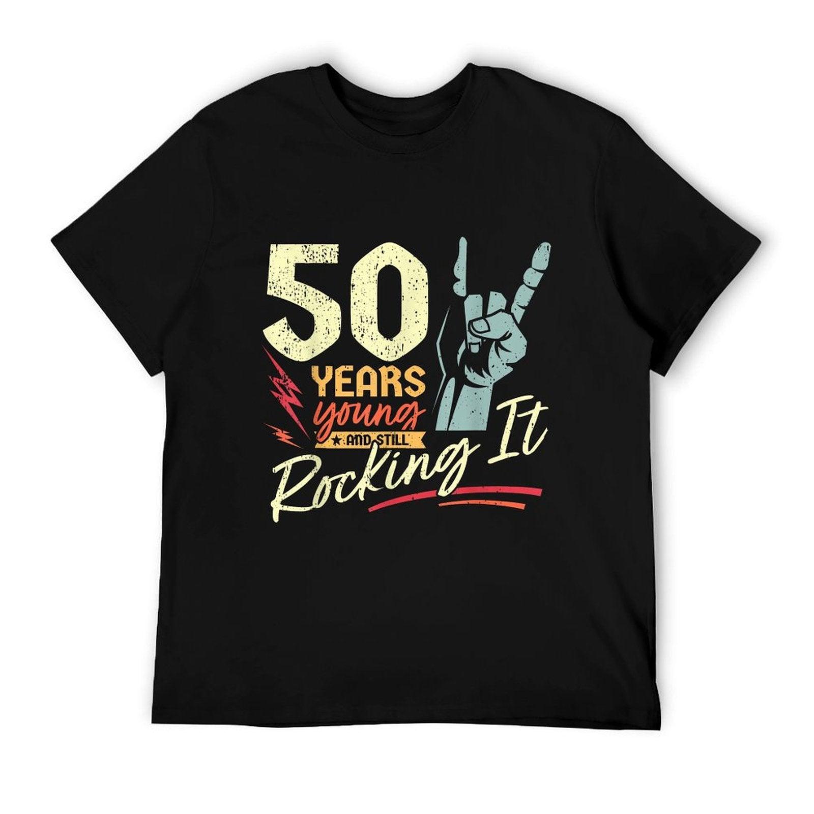 50th Birthday Funny Rock'n'Roll Birthday 50 Years T-Shirt