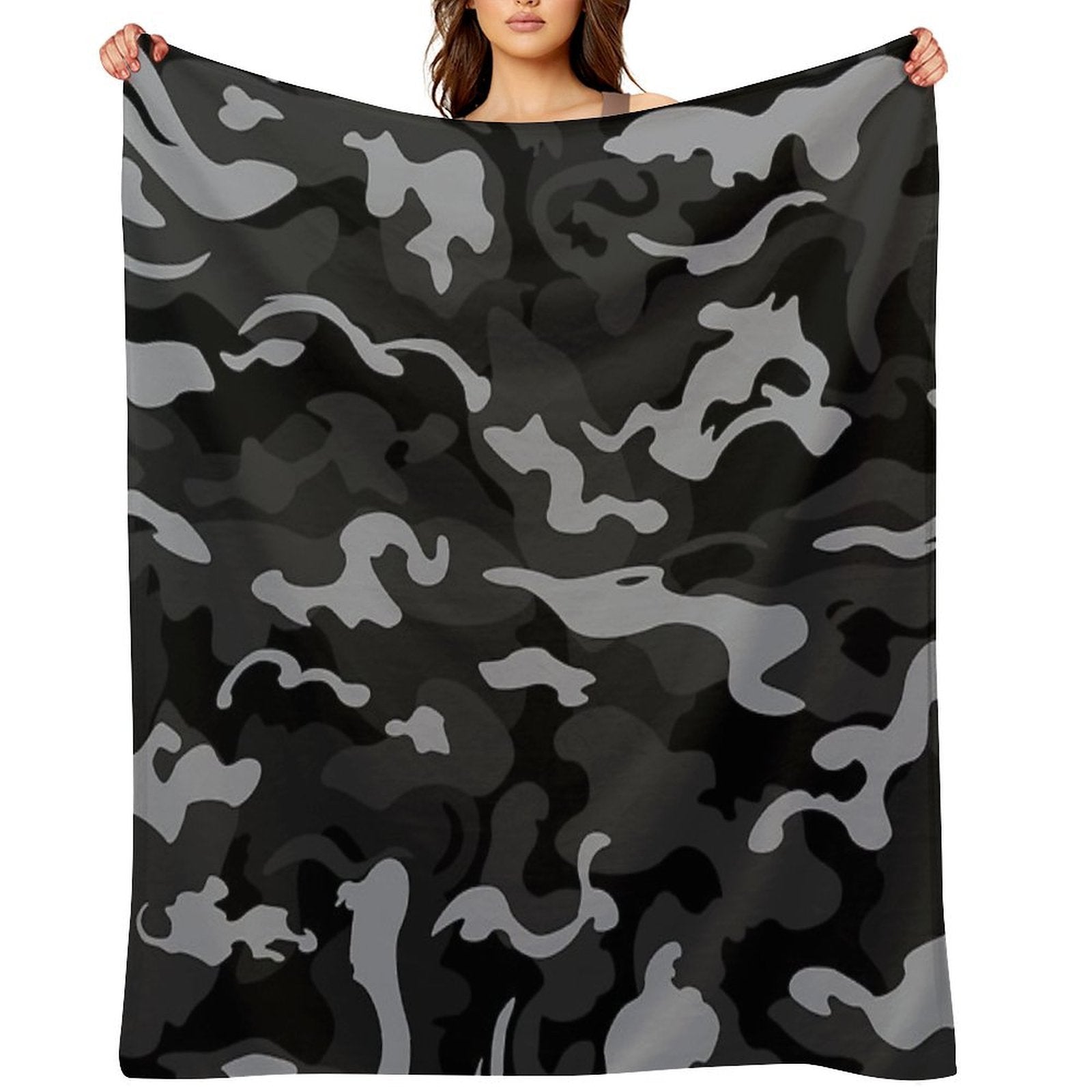 Camo Style - Urban Camouflage Easy Care Throw Blanket