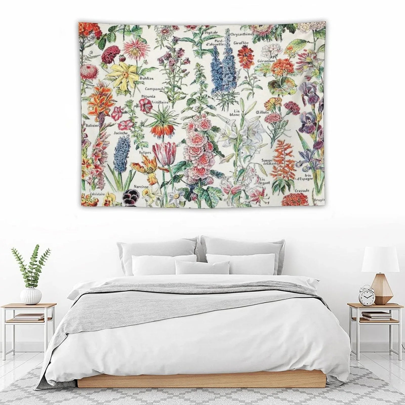 Adolphe Millot - Fleurs Pour Tous - French Vintage Poster Tapestry