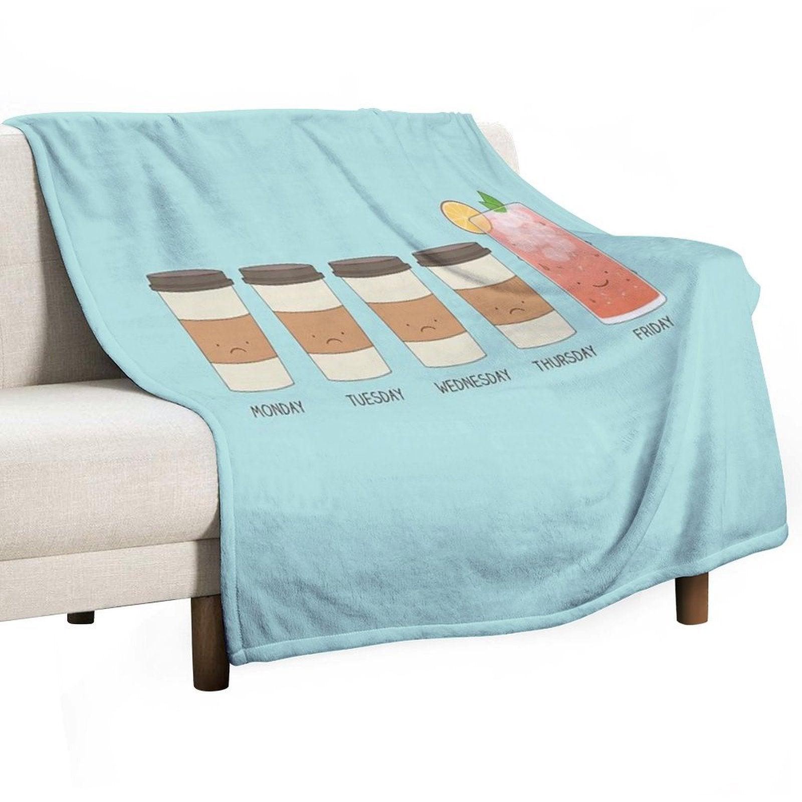 Happy Friday! Throw Blanket