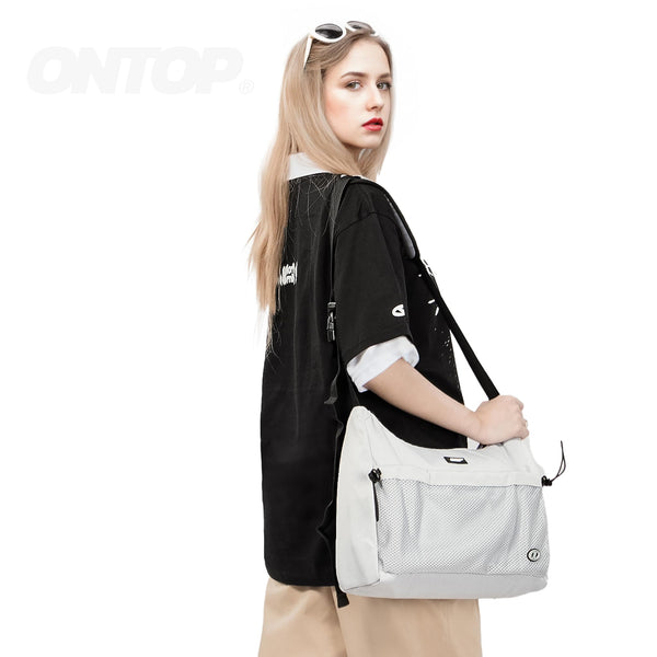 Statement Messenger Crossbody Bag
