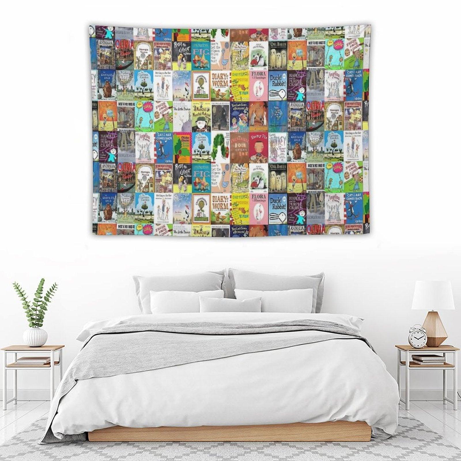 Children Picture Book Covers Tapestry
