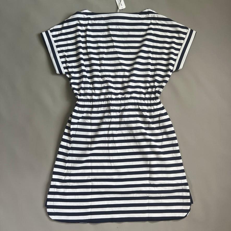 TOMMY BAHAMA Women's Short Sleeve Amira Stripe Short Dress Size S Island Navy (New)