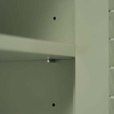 30-Inch Bathroom Vanity with Ceramic Sink Combination, Ample Storage - Features 1 Pullout and Multifunctional Shelf Dividers
