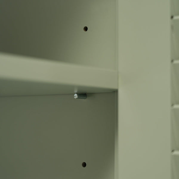 30-Inch Bathroom Vanity with Ceramic Sink Combination, Ample Storage - Features 1 Pullout and Multifunctional Shelf Dividers