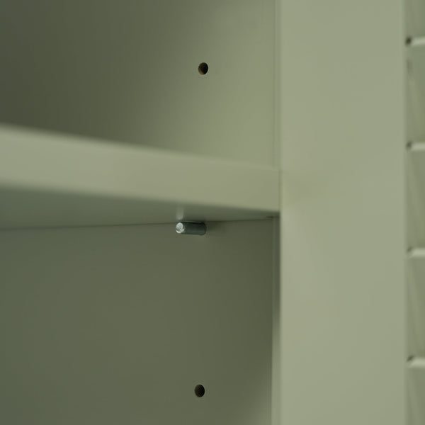 30-Inch Bathroom Vanity with Ceramic Sink Combination, Ample Storage - Features 1 Pullout and Multifunctional Shelf Dividers