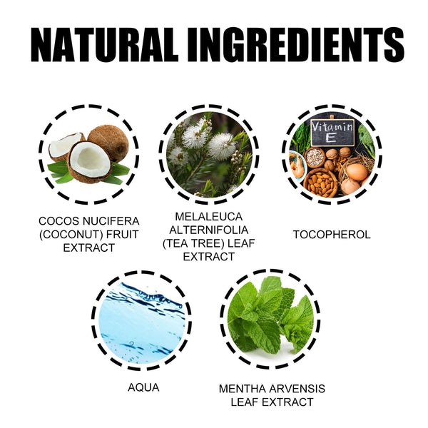 Coconut Mint Mouth Wash, Fresh Breath Clean Tongue Coating Whitening Teeth Oral Care Mouthwash