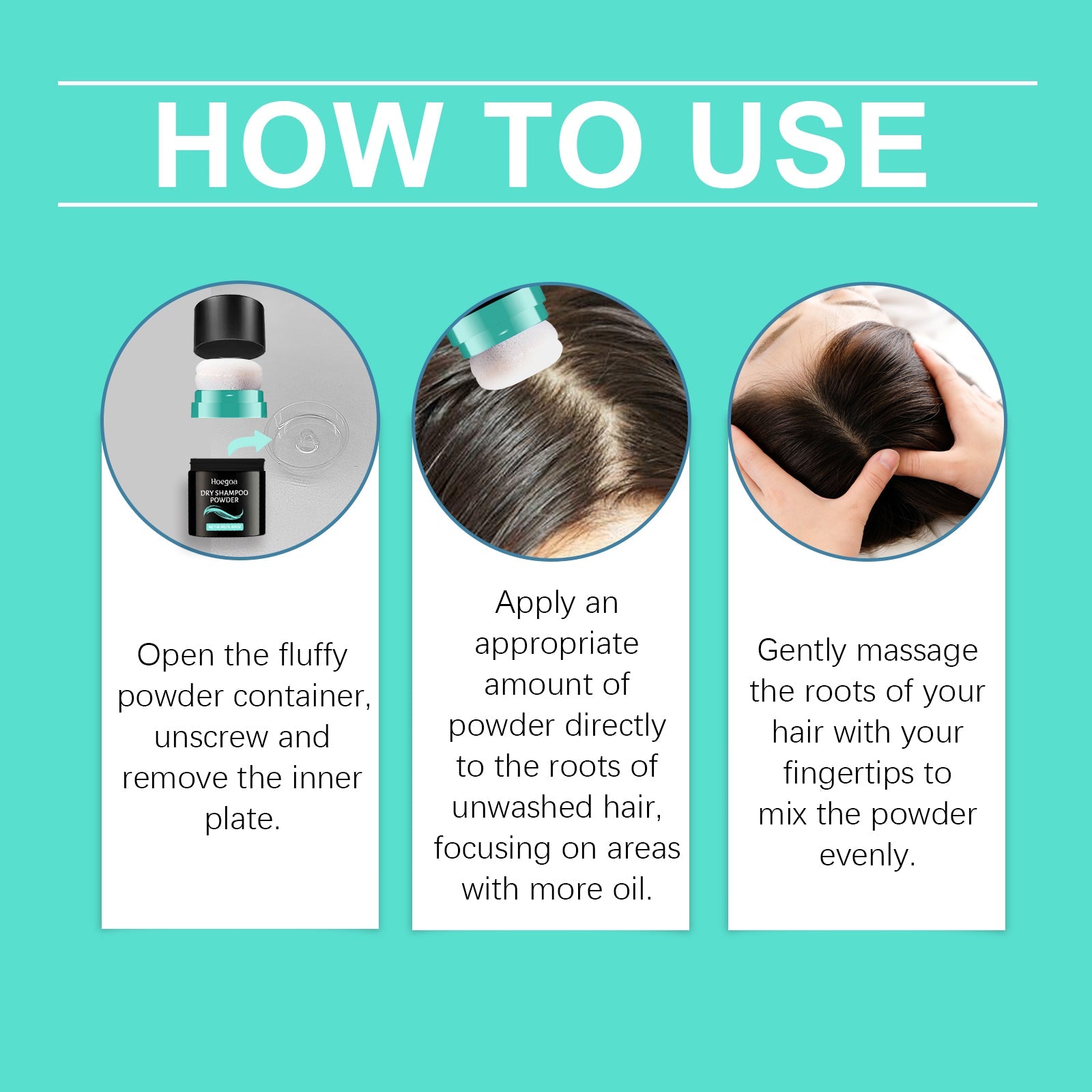 Dry Cleaning Hair Fluffy Powder