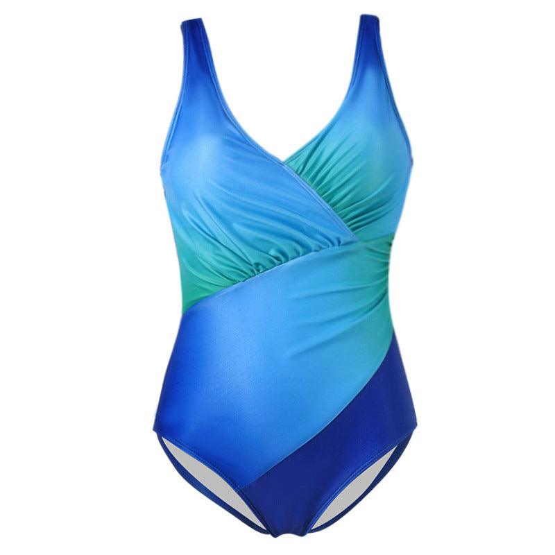 Swimsuit bikini rainbow gradient one-piece swimsuit