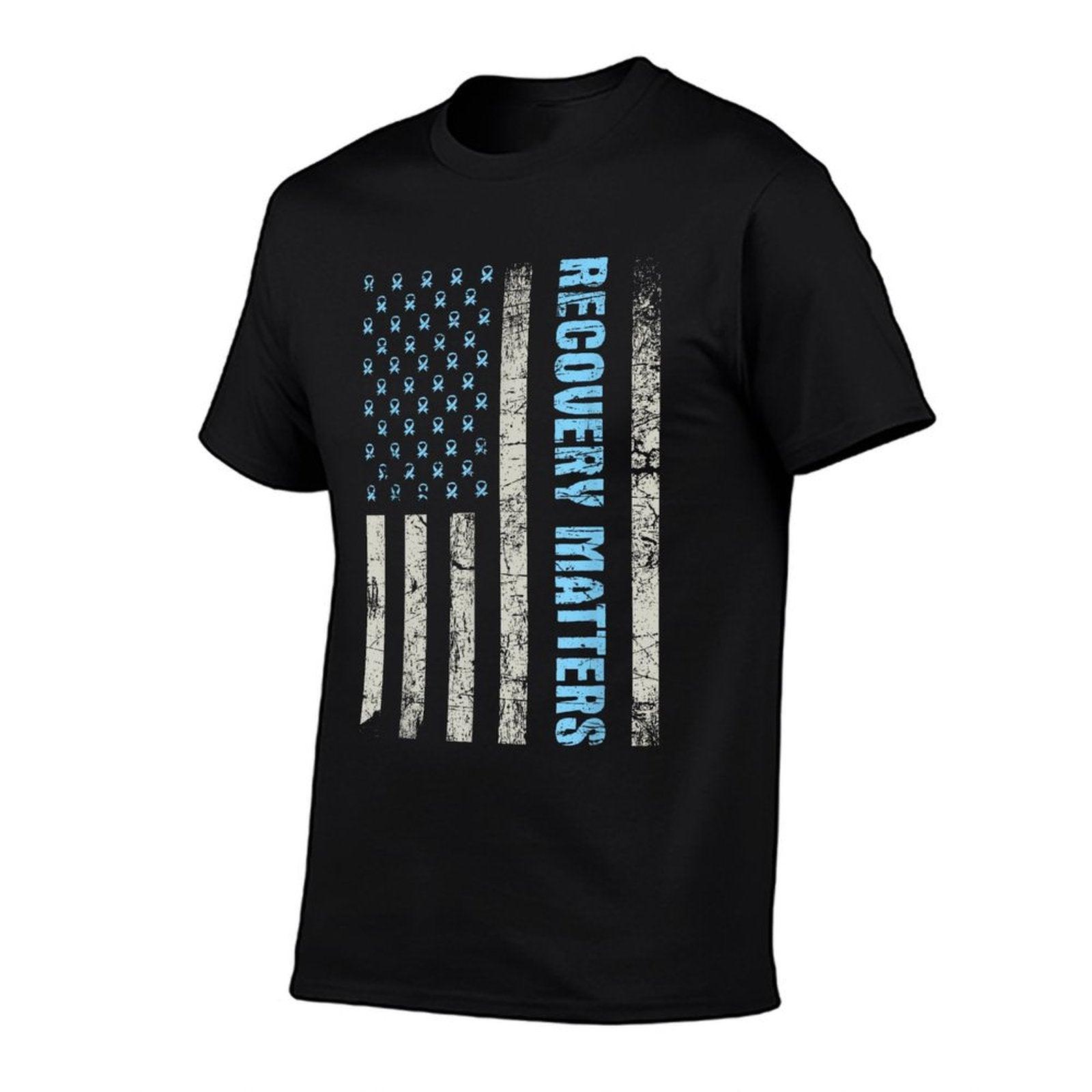 Recovery Matters - Sobriety Anniversary Sober AA NA T-Shirt