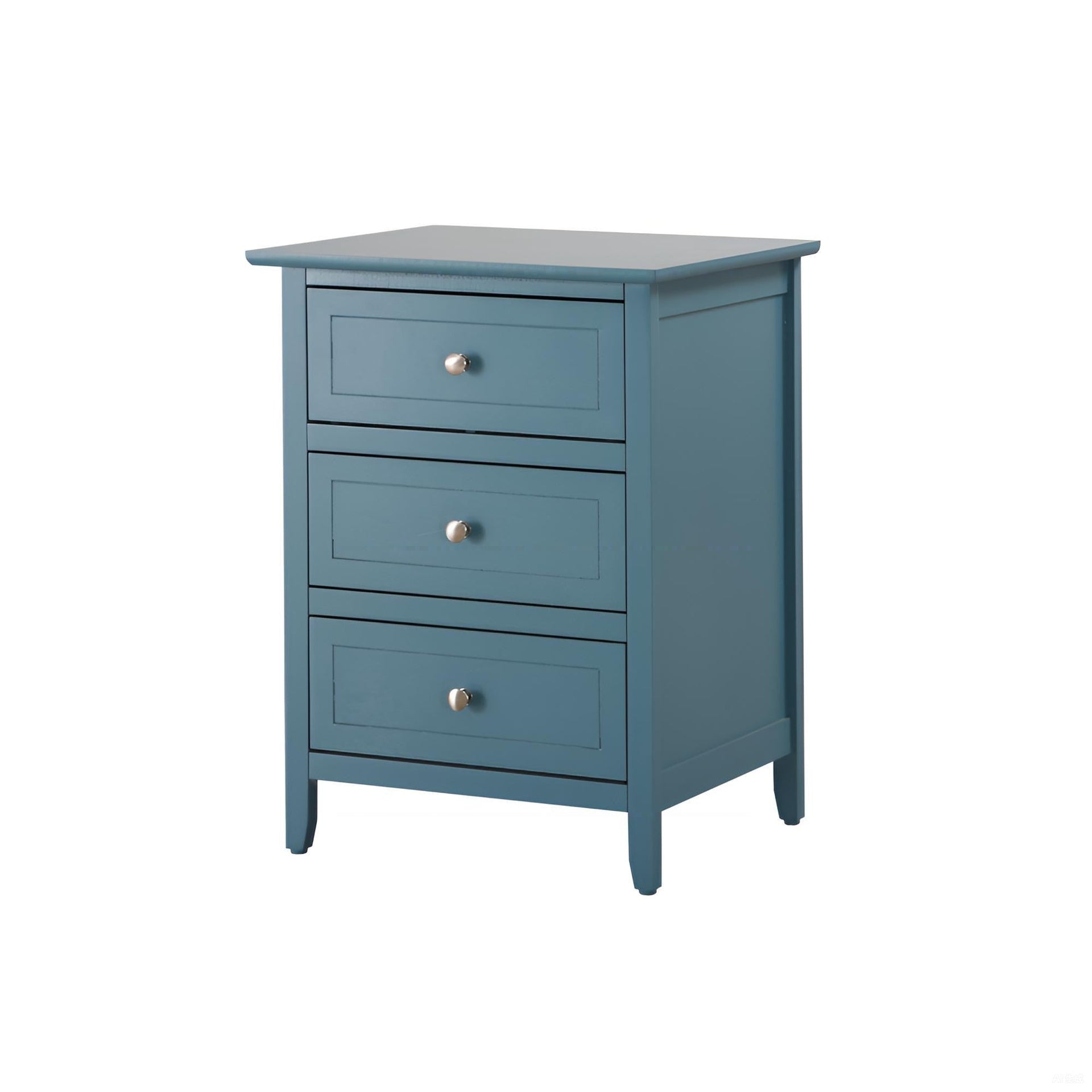 Teal Accent Nightstand For Modern Bedrooms