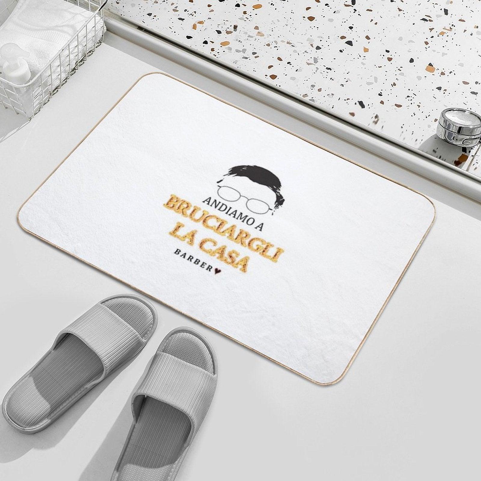Alessandro Barbero - ANDIAMO A BRUCIARGLI LA CASA Bath Mat