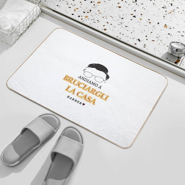 Alessandro Barbero - ANDIAMO A BRUCIARGLI LA CASA Bath Mat