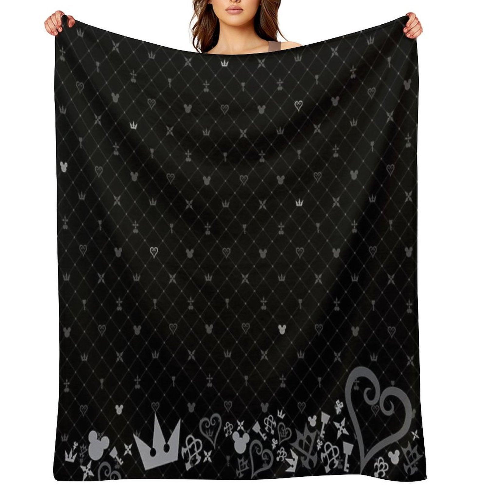 Kingdom Hearts Pattern2 Throw Blanket