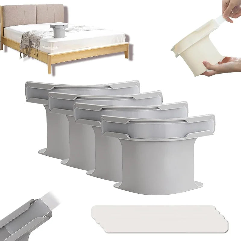 4Pcs Bed Corner Sheet Grippers Straps Heavy Duty Mattress Straps for All Sheet Sizes, Non-Slip Sheet Holders Secure Bed Sheets