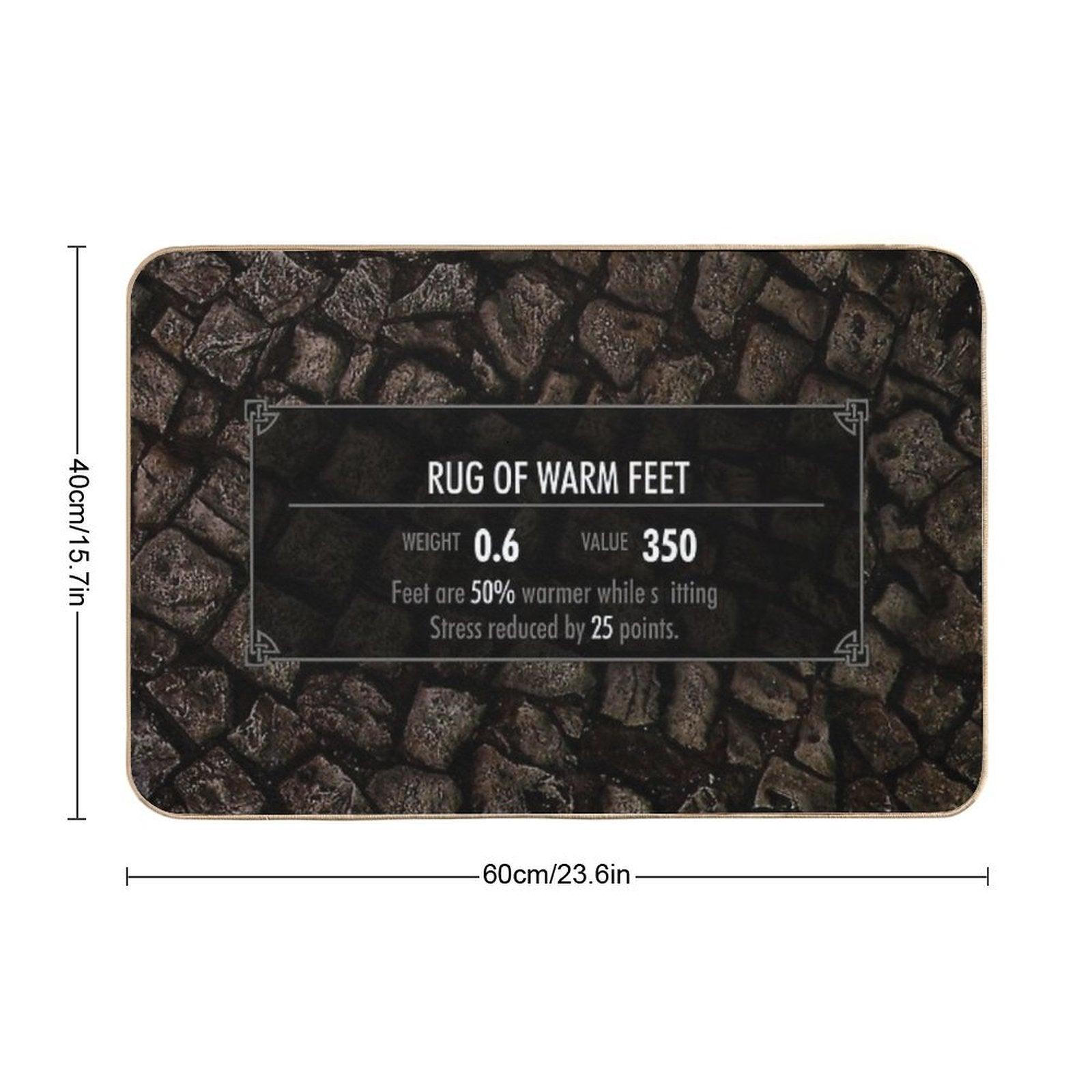 Skyrim Elder Scrolls - Bathroom Toilet Floor Rug Equipment Bath Mat