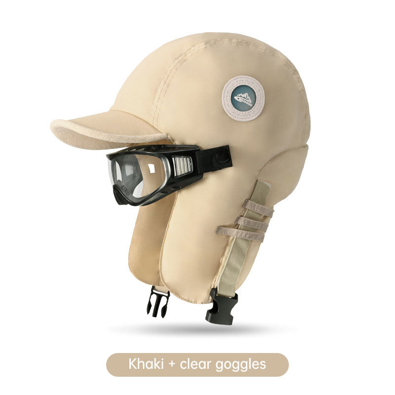 Winter ski hat warm hat men and women winter riding ear windproof plus velvet thickening pilot lei feng hat