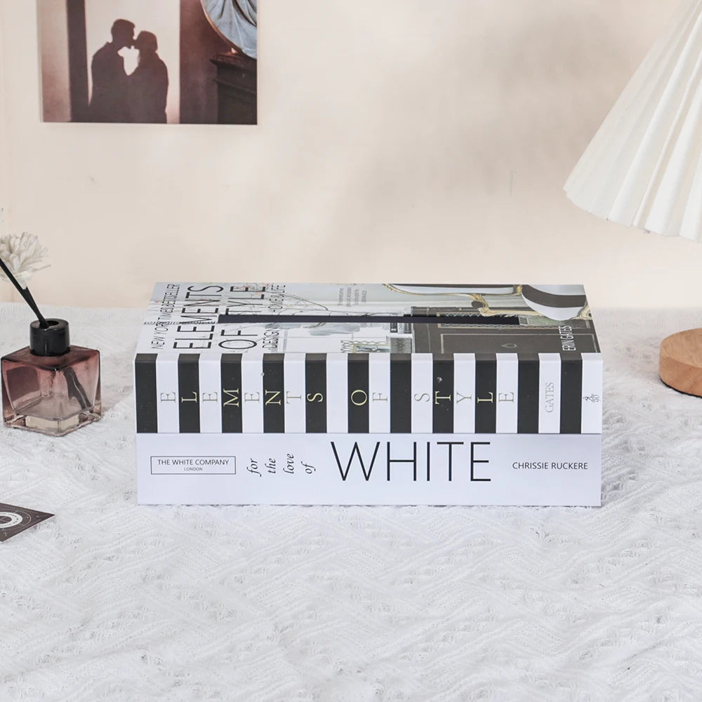 Book Style Tissue Box Napkin Holder Case Paper Box Container Fashion Hotel Storage Box Home Table Decoration Ornaments