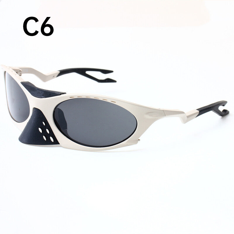2025 Men's Outdoor Sunglasses: Y2K Cycling/Driving, Polarized, Windproof, INS Trendy