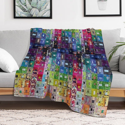 Patchwork Easy Care Throw Blanket