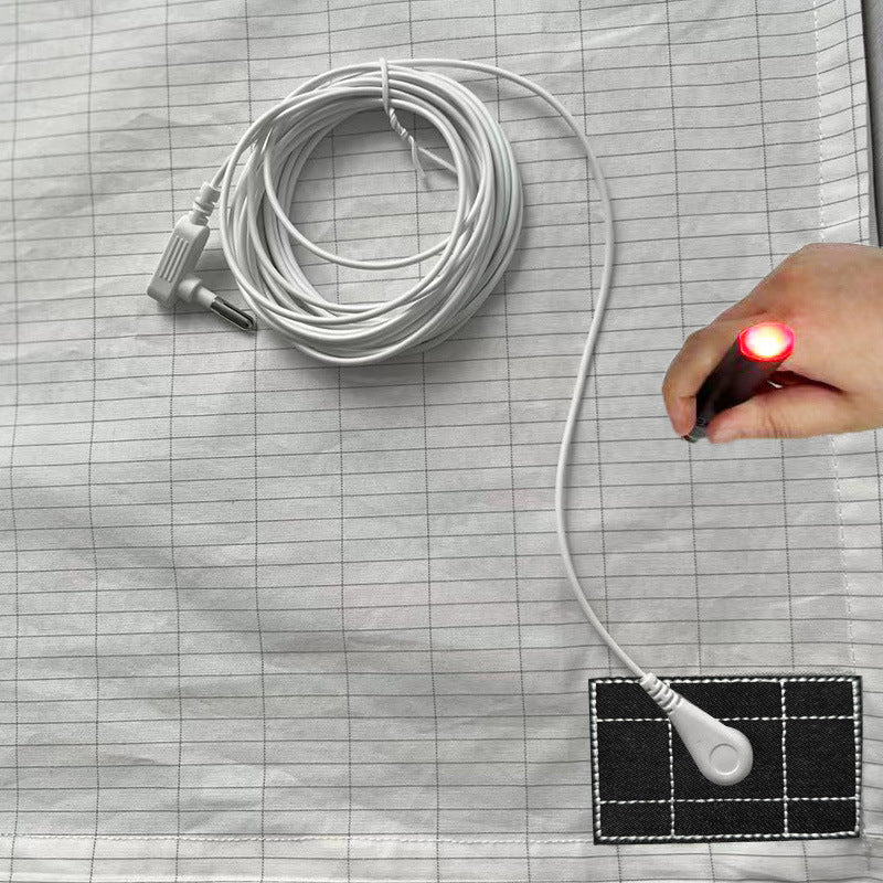 Grounded silver fiber cotton bed sheets anti-static grounding bed sheets to improve sleep quality silver ion conductive bed sheets