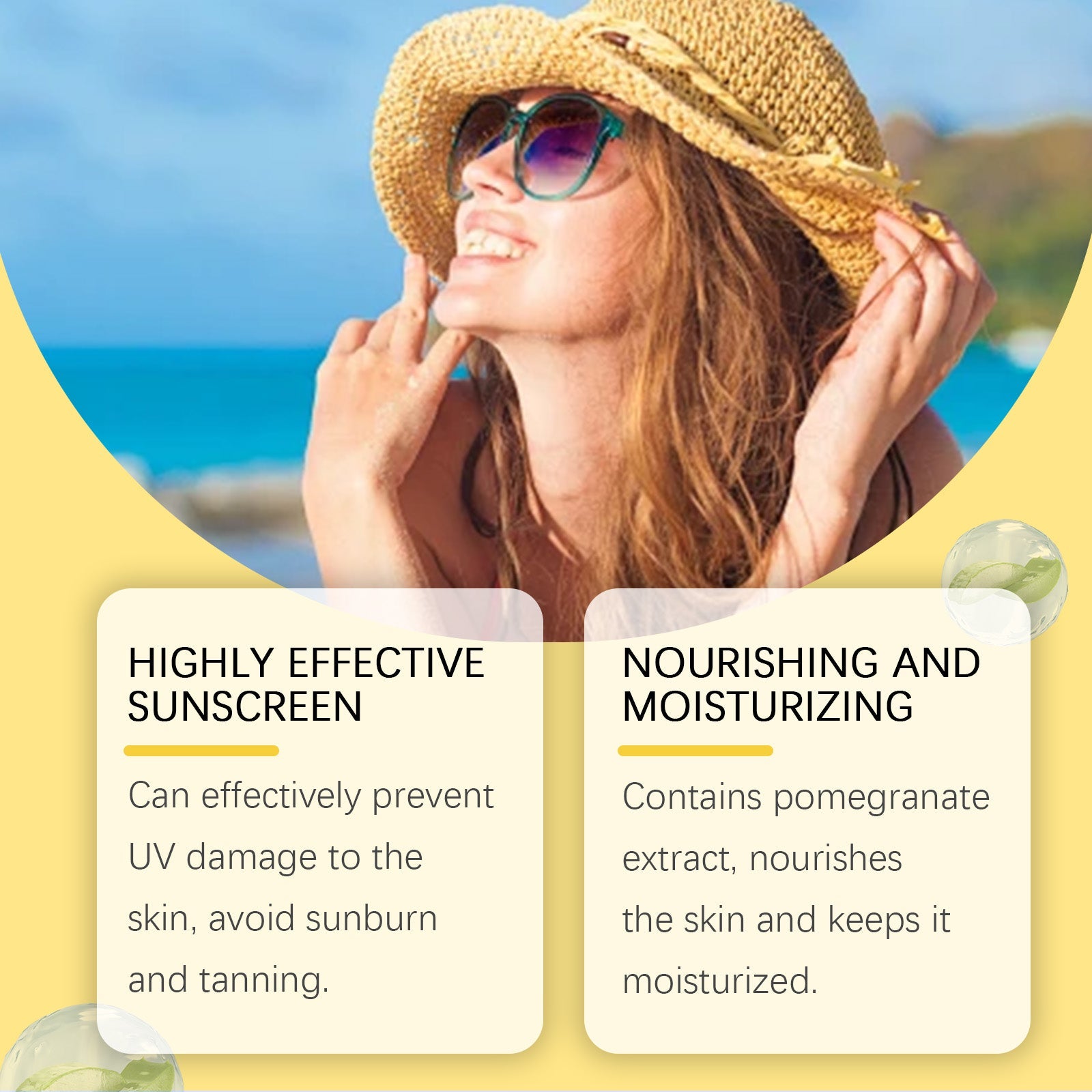 Protection Spray, Summer Outdoor Skin Protection Spray Moisturizing, Refreshing And Non-Greasy Skin Protection Spray